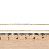 304 Stainless Steel Cable Chain Necklaces X-NJEW-M151-24G-2