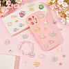 60Pcs 15 Styles Transparent Resin Cabochons CRES-SC0002-83-4