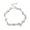 Alloy Thorns Link Chain Bracelet LS-BJEW-C026-01P-1