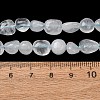 Natural Quartz Crystal Rock Crystal Beads Strands G-C286-A31-9