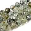 Natural Prehnite Beads Strands G-G457-8mm-03F-02-1