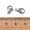 Tarnish Resistant 304 Stainless Steel Lobster Claw Clasps STAS-R050-11x7mm-3