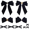 6 Styles Iron & Polyester Alligator Hair Clips for Girls PHAR-SP0001-20-1