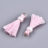 Polycotton(Polyester Cotton) Tassel Pendant Decorations FIND-T052-13N-2