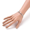 Women' s Fashionable 304 Stainless Steel Cuban Link Chain Bracelets BJEW-JB05657-01-5