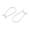 SHEGRACE Brass Kidney Ear Wire XGR0004P-43P-2