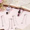 6Pcs Alloy Bookmarks AJEW-SC0003-28-4