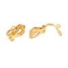 Iron Clip-on Earring Findings X-KK-R071-06G-3