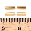 SHEGRACE Brass Tube Beads XGRPCP566-251G-3