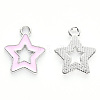 Alloy Enamel Pendants ENAM-S121-027B-P-2