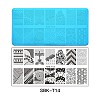 Stainless Steel Nail Art Stamping Plates MRMJ-S048-SBK-T14-1