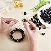 20Pcs Black Cube Letter Silicone Beads 12x12x12mm Square Dice Alphabet Beads with 2mm Hole Spacer Loose Letter Beads for Bracelet Necklace Jewelry Making JX433G-4