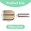 50Pcs Tibetan Style Arch Shaped Alloy Buckles for Purse Making FIND-FH0011-65-2