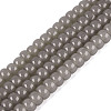 Imitation Jade Glass Beads Strands GLAA-NH0002-A01-B06-1
