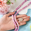 2 Strands Synthetic Coral Dyed Carved Beads Strands SHEL-TA0001-31-6
