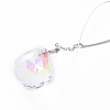 AB Color Plated Crystal Bullet Big Pendant Decorations HJEW-G019-03G-5