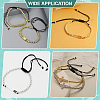 10Pcs 2 Colors Nylon Thread Cord Braided Bead Bracelet Making MAK-ME0001-08-4