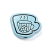 Spray Painted Alloy Beads LS-FIND-C064-01B-1
