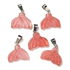 Cherry Quartz Glass Pendants G-Z067-01P-06-1