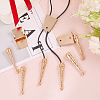 DIY Alloy Bolo Tie Making Finding Kit FIND-CA0009-03KCG-5