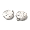 Non-Tarnish 201 Stainless Steel Pendants STAS-J401-VF646-1-2