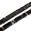 Natural Black Banded Agate/Striped Agate Beads Strands G-Z045-A12-01-1