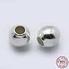 925 Sterling Silver Spacer Beads STER-K171-44S-3mm-3