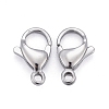 304 Stainless Steel Lobster Claw Clasps X-STAS-AB13-3