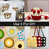 24Pcs 11 Styles DIY Plastic Canvas Shapes DIY-CP0012-41-4