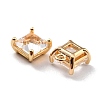 Rack Plating Brass Glass Charms KK-D070-03G-3