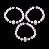Natural Mixed Gemstone Beaded Stretch Bracelet for Women BJEW-A145-01-6