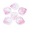 Transparent Glass Charms GLAA-H016-05E-10-2