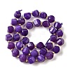 Natural Quartz Dyed Beads Strands G-U023-A02-13-3