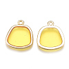 Epoxy Resin Pendants X-PALLOY-T056-12D-2