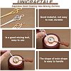 Unicraftale 3Pcs 3 Colors Stainless Steel Sealing Wax Mixing Stirrers STAS-UN0040-10-4