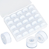 25Pcs Polyester Sewing Thread with Transparent Bobbin Box Sets SENE-WH20003-001B-1
