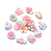 Opaque Resin Cabochons CRES-M012-01-1