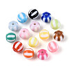 Opaque Acrylic Beads OACR-Q197-15-1
