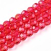 Baking Paint Transparent Glass Beads X1-DGLA-A035-T6mm-A02-1