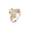 Brass with Crystal Rhinestone Finger Rings FS-WG7BD91-01-5