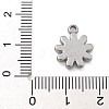 Anti-Tarnish 304 Stainless Steel Charms STAS-M084-01A-P-3