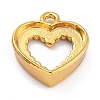 Golden Alloy Enamel Pendants KK-P197-07C-G-3