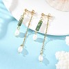 304 Stainless Steel Stud Earrings EJEW-JE07386-01-1