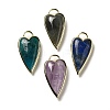 Natural Mixed Stone Pendants G-K347-01G-B-1