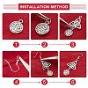 DIY Knot Drop Earring Making Kit DIY-SC0018-18-4
