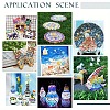 Mosaic Tiles Porcelain Cabochons DIY-YWC0009-01A-7