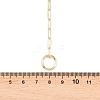 Brass Paperclip Chain Y Lariat Necklaces NJEW-H087-06F-G-5