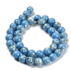 Assembled Synthetic Stone and Trochus Shell Beads Strands G-B128-08D-08-2