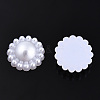 ABS Plastic Imitation Pearl Cabochons SACR-R861-12mm-Z9-3