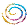 2 Strands Gradient Color Electroplated Synthetic Non-magnetic Hematite Beads Strands G-TA0002-86B-1